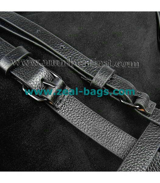 AAA Replica Alexander Wang Black Calfskin Leather Shoulder Tote Bag